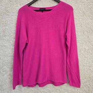Bartolini Sweater Womens Large Pink Merino Wool Cashmere Blend Made in Italy